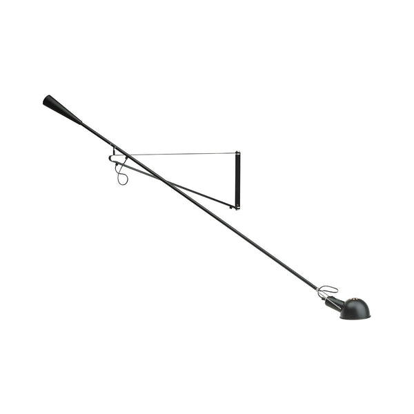 265 Wall Mounted Swing Arm Lamp - Flos - Wall Sconces - Black - HORNE
