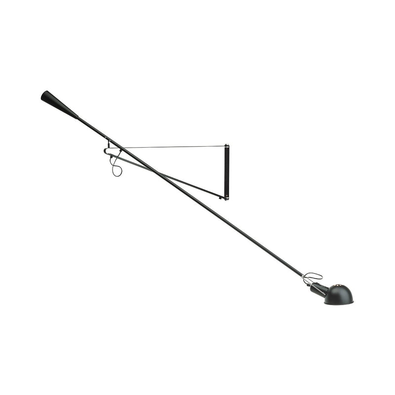 265 Wall Mounted Swing Arm Lamp - Flos - Wall Sconces - Black - HORNE