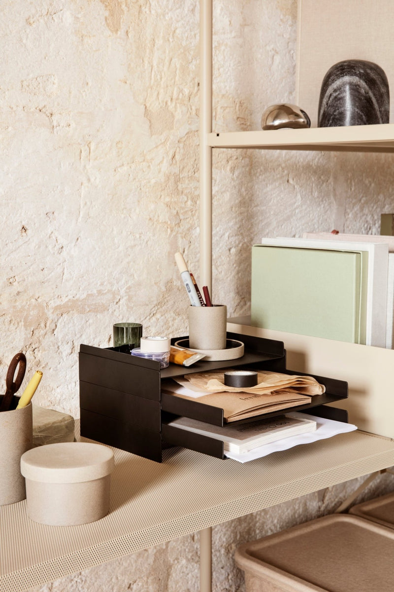 2x2 Organizer - Ferm Living - Storage + Organization - Black - HORNE