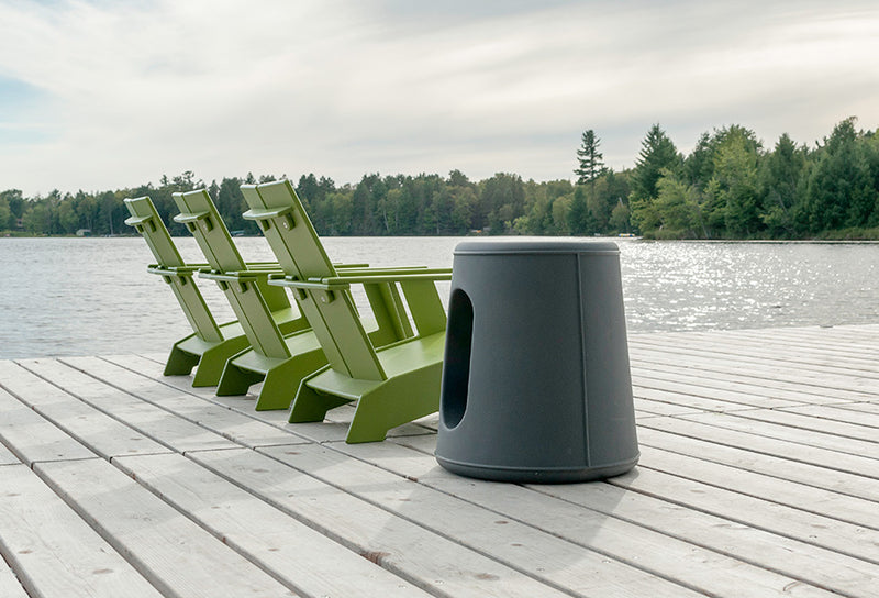 Kids Adirondack Chair - Loll Designs - Outdoor Furniture - Black - HORNE