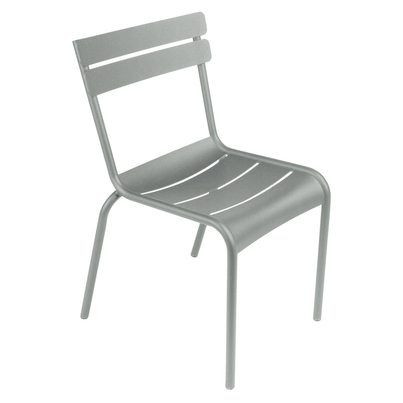 Luxembourg Stacking Side Chair - Set of 4 - Fermob - Outdoor Furniture - Acapulco Blue - HORNE