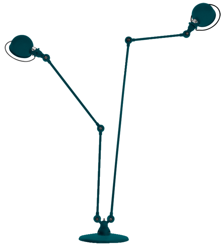 Loft Double Floor Lamp - DD7460 - Jielde - Floor Lamps - Glossy - Ivory - RAL1015 - HORNE