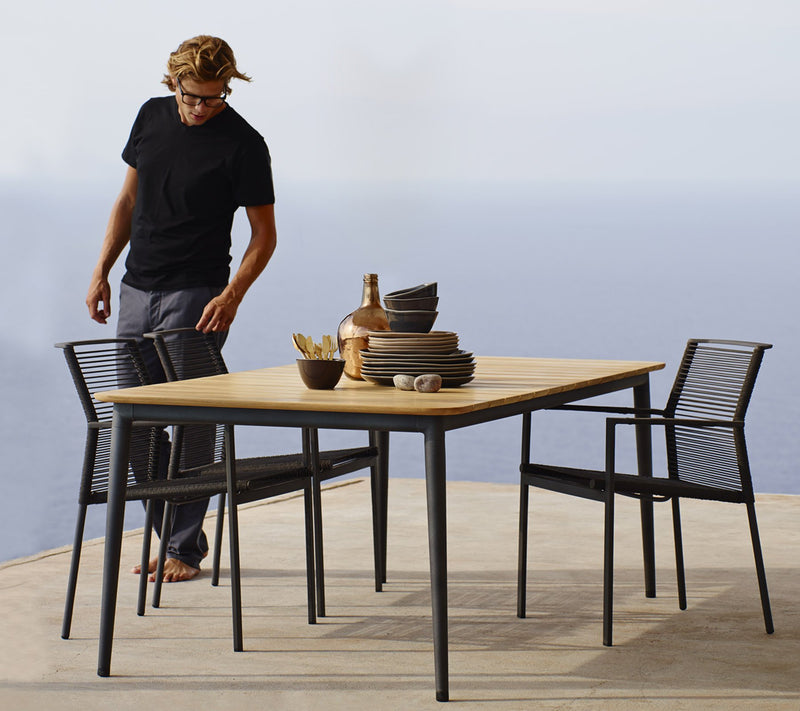 Edge Armchair - Cane Line - Outdoor Furniture - No Cushion - HORNE
