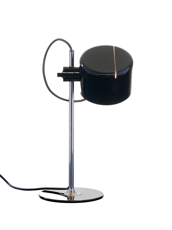 Mini Coupé Table Lamp - Oluce - Table + Task - Lacquered Black - HORNE