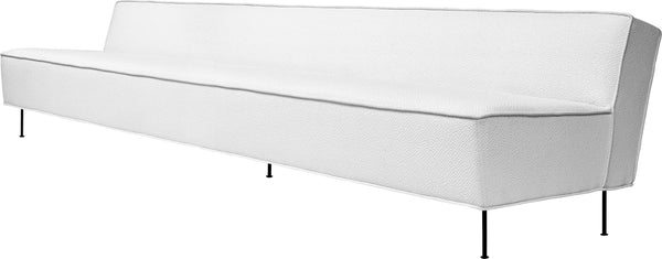 Modern Line Sofa - 118.1"W - Gubi - Sofas - Black Matte - Gabriel Tempt - 60152 - HORNE