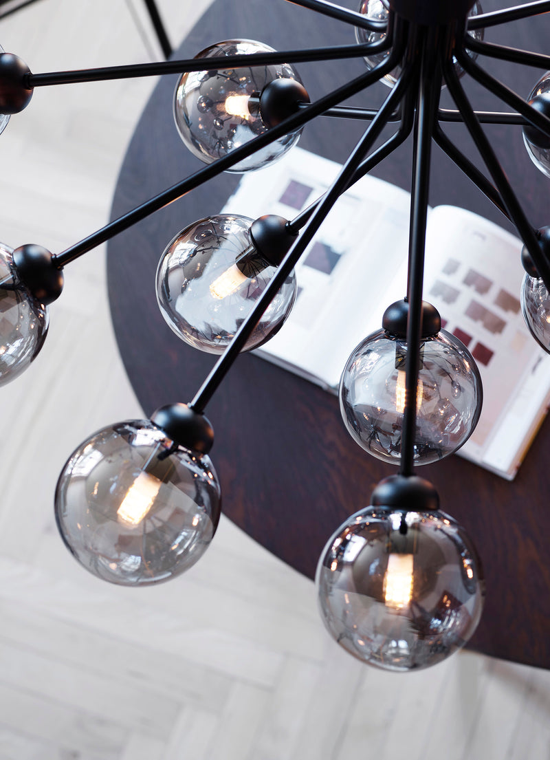 Apiales 18 Pendant - Nuura - Pendants - Brushed Brass/Opal White - HORNE
