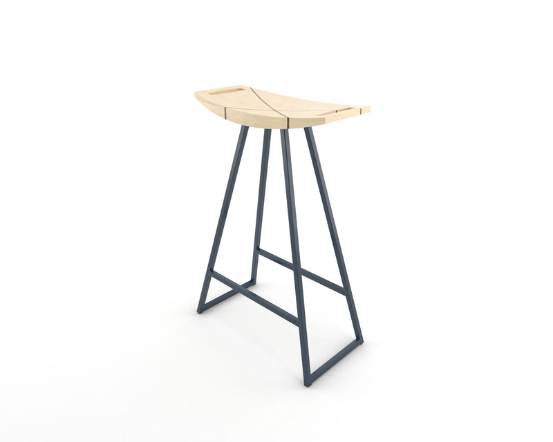 Roberts Counter Stool - Tronk - Stools + Benches + Ottomans - Walnut - Green - HORNE