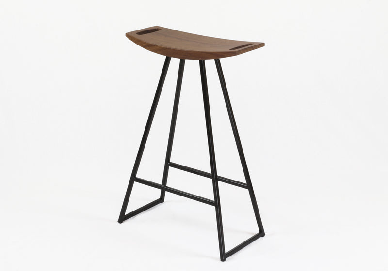 Roberts Counter Stool - Tronk - Stools + Benches + Ottomans - Walnut - Green - HORNE