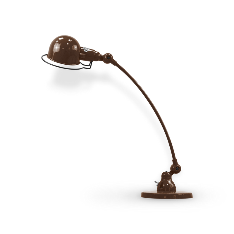 Signal Curved Arm Desk Lamp - SIC400 - Jielde - Table + Task - Matte - Blue - RAL5012 - HORNE