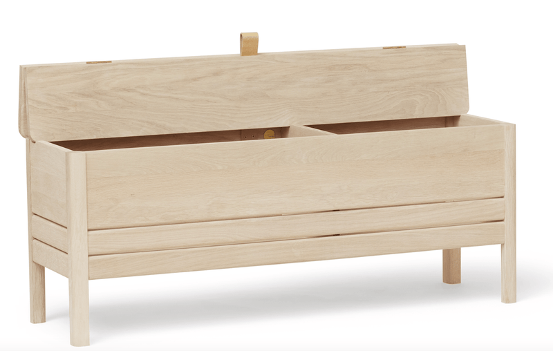A Line Storagebench 111 - Form + Refine - Stools + Benches + Ottomans - Natural Oiled Oak - HORNE
