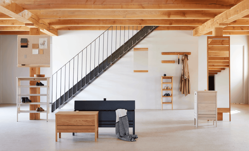 A Line Storagebench 68 - Form + Refine - Stools + Benches + Ottomans - Natural Oiled Oak - HORNE