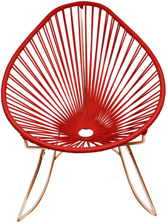 Acapulco Rocker - Copper Base - Set of 2 - Innit Designs - Chairs - Black - HORNE