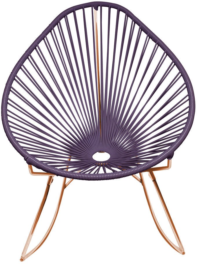 Acapulco Rocker - Copper Base - Set of 2 - Innit Designs - Chairs - Black - HORNE