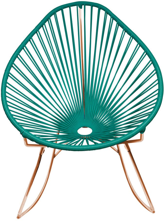 Acapulco Rocker - Copper Base - Set of 2 - Innit Designs - Chairs - Black - HORNE