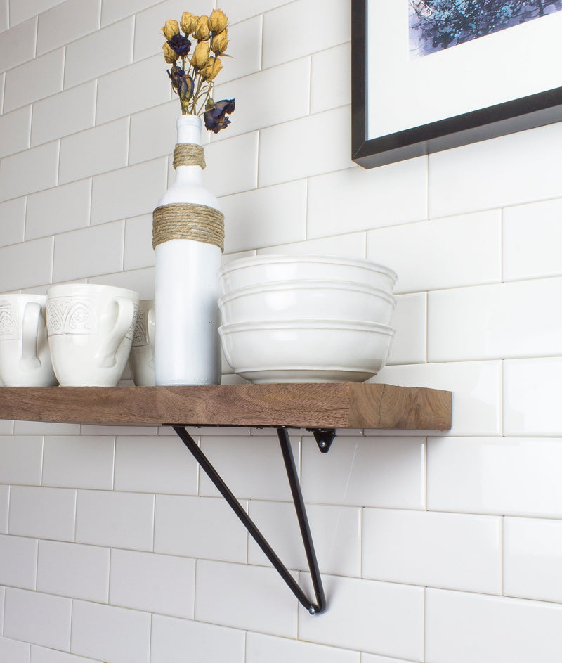 Adams Shelf Brackets - Large - Tronk - Shelving - Black - HORNE
