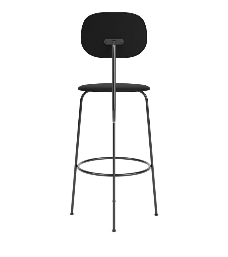 Afteroom Bar Chair Plus - Upholstered Seat & Back - Audo Copenhagen - Chairs - Sierra Leather - Stone 1611 - HORNE