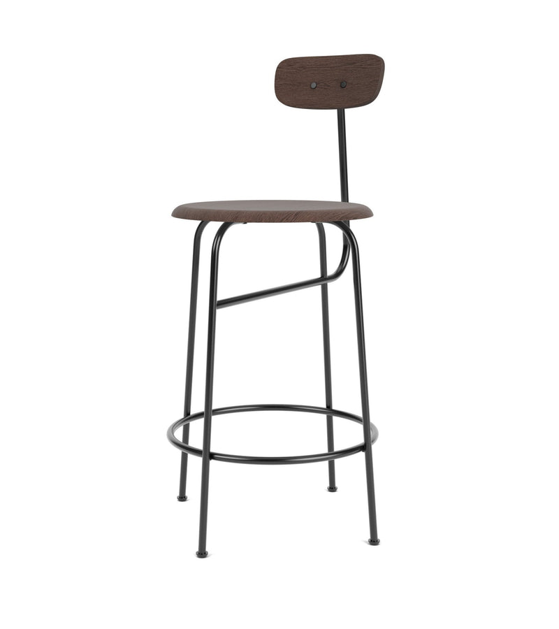 Afteroom Counter Chair - Audo Copenhagen - Chairs - Natural Oak/ Audo Boucle - Gold 06 - HORNE