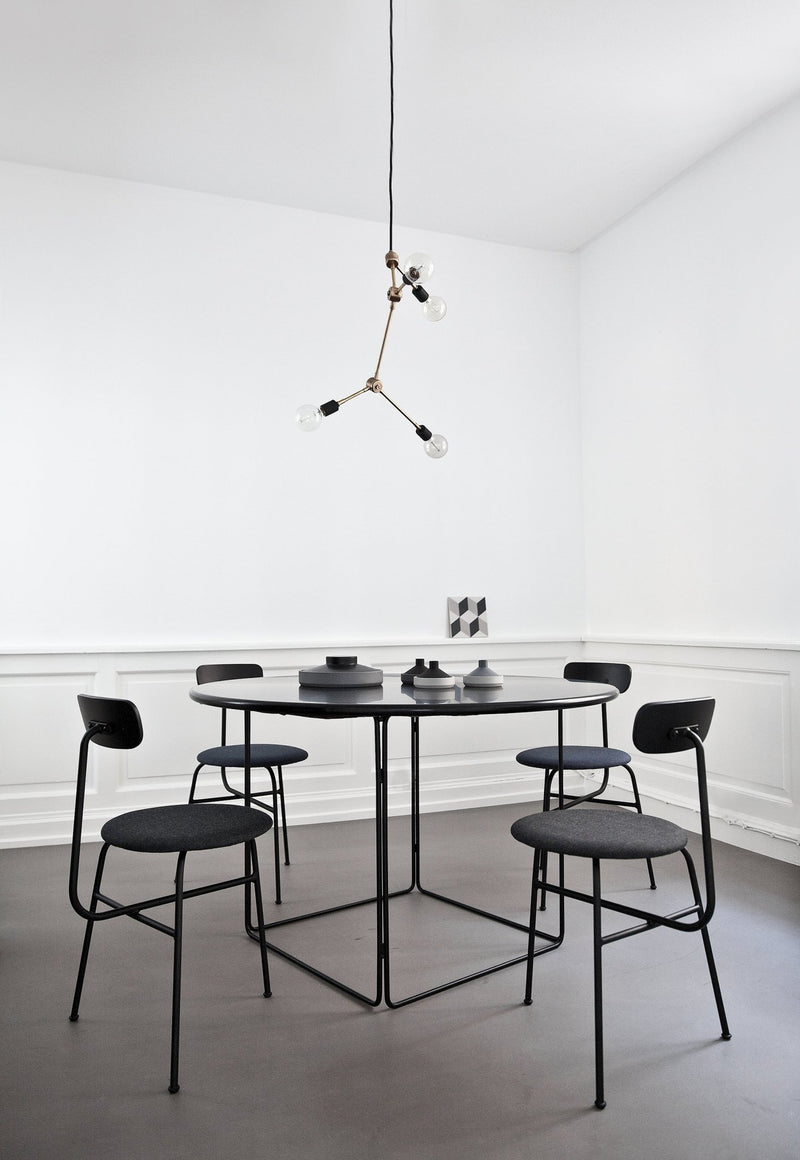 Afteroom Dining Chair - Audo Copenhagen - Chairs - Natural Oak/ Audo Boucle - Gold 06 - HORNE