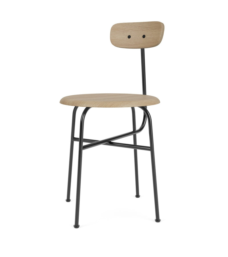 Afteroom Dining Chair - Audo Copenhagen - Chairs - Natural Oak/ Audo Boucle - Gold 06 - HORNE