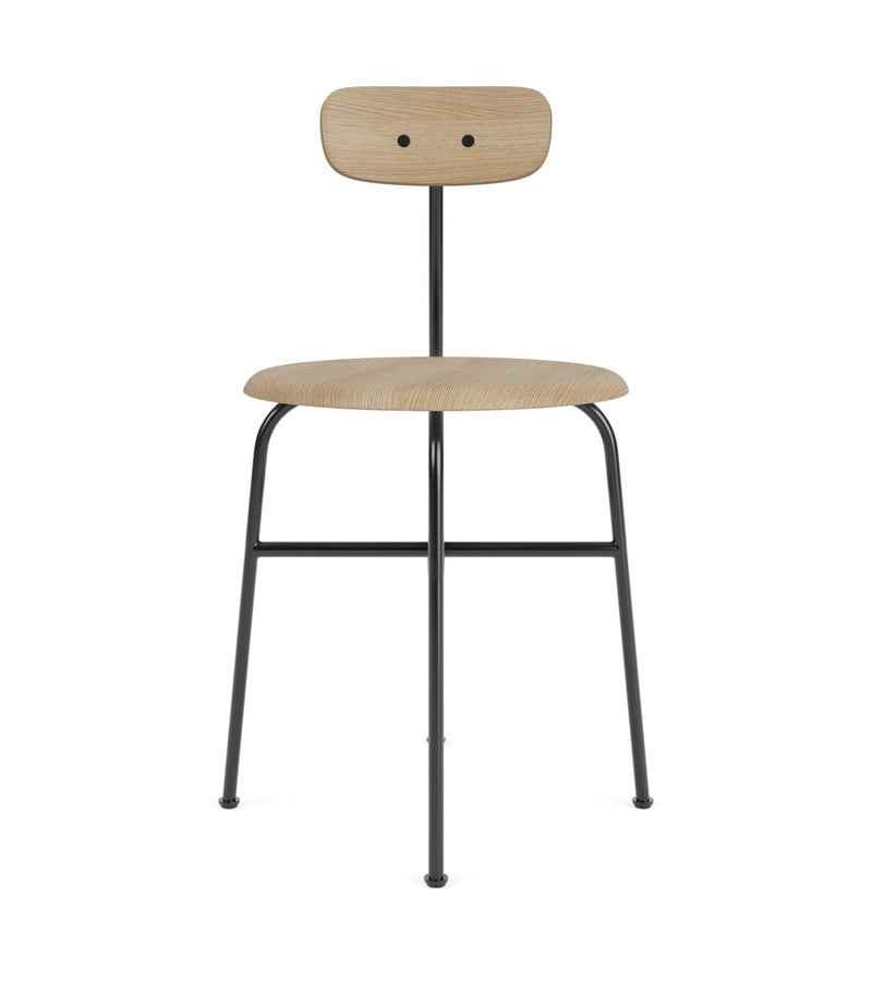 Afteroom Dining Chair - Audo Copenhagen - Chairs - Natural Oak/ Audo Boucle - Gold 06 - HORNE