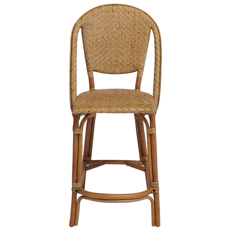 Alanis Rattan Counter Stool - Sika Design - Stools + Benches + Ottomans - HORNE