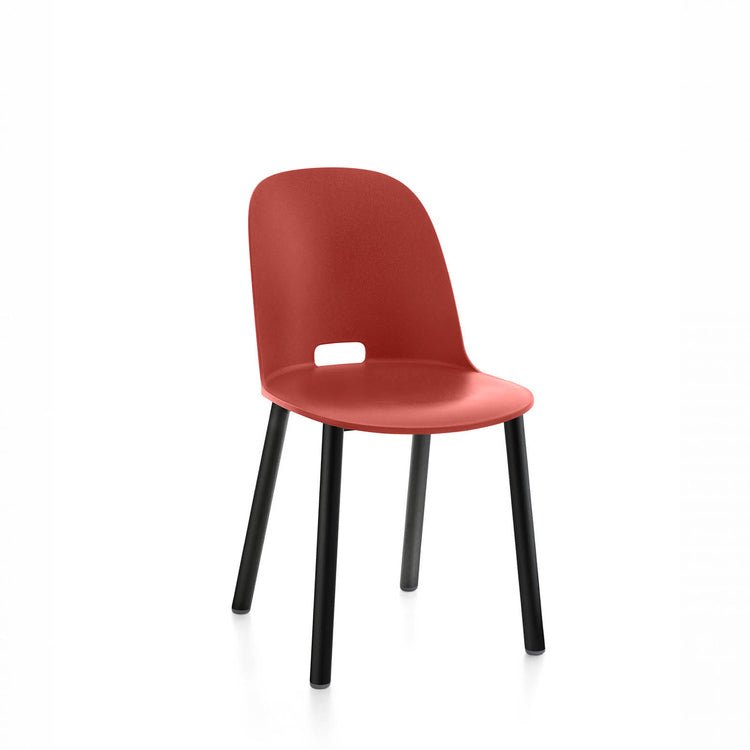 Alfi Aluminum High Back Chair - Emeco - Chairs - Dark Brown - Aluminum - HORNE