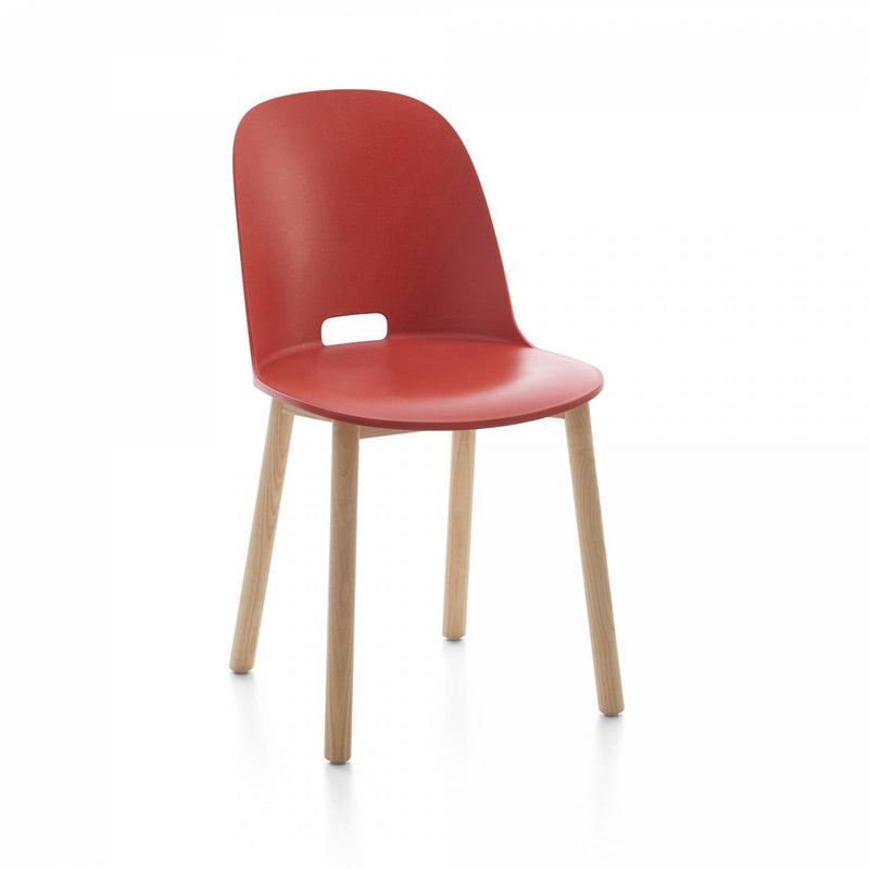 Alfi High Back Chair - Emeco - Chairs - Dark Brown - Ash - HORNE