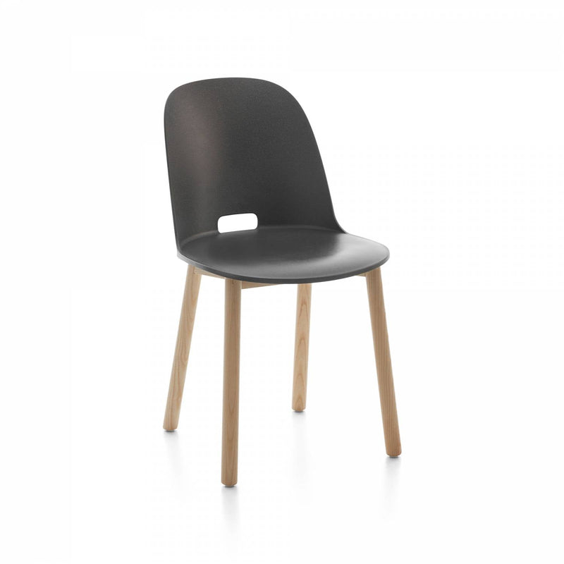Alfi High Back Chair - Emeco - Chairs - Dark Brown - Ash - HORNE