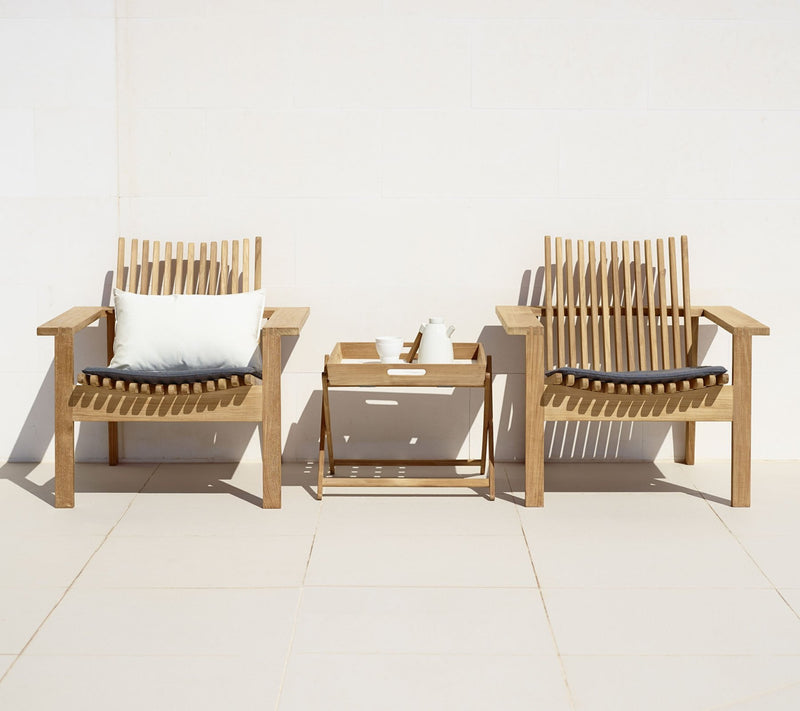 Amaze Teak Lounge Chair - Cane Line - Outdoor Furniture - No Cushion - HORNE