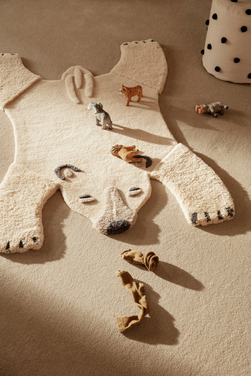 Animal Tufted Rug - Polar Bear - Ferm Living Rug - HORNE