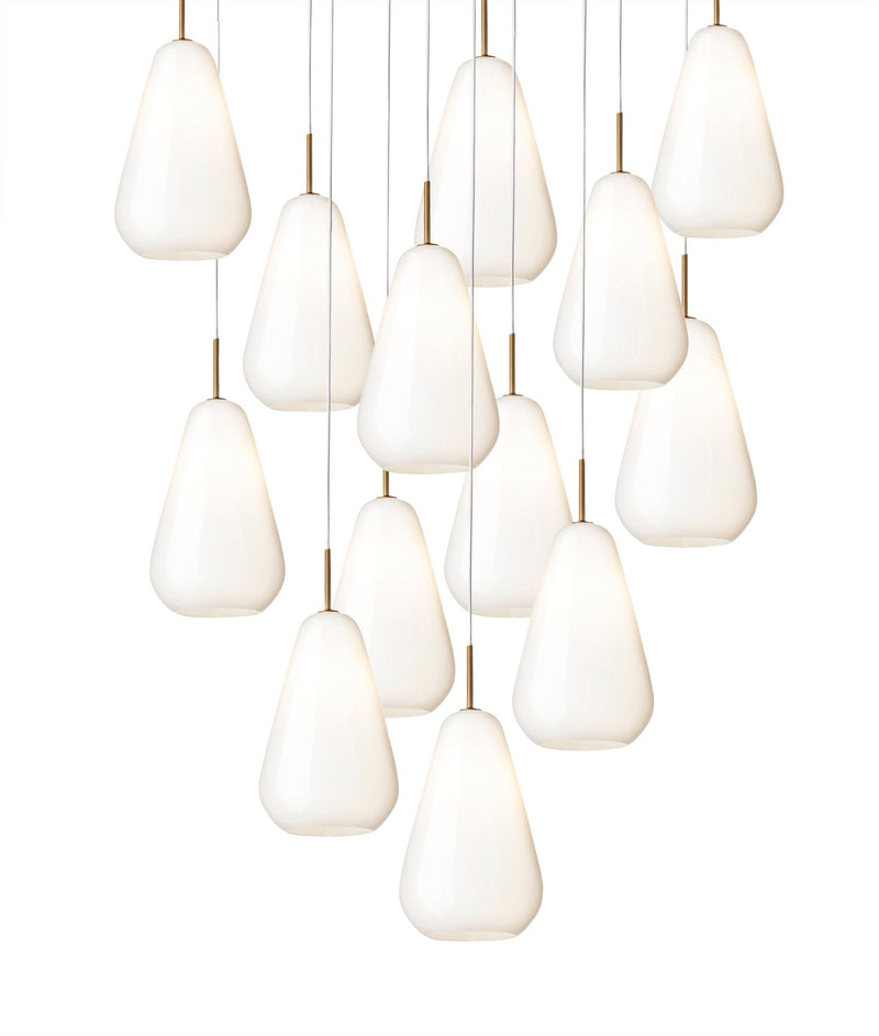 Anoli 13 Chandelier - Nuura - Chandeliers - Gold - HORNE