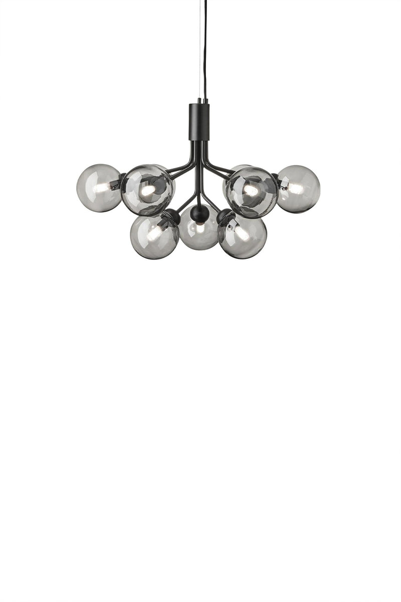 Apiales 9 Pendant - Nuura - Pendants - Brushed Brass/Opal White - HORNE