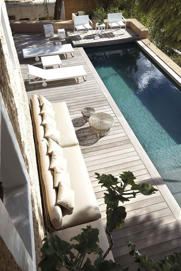 Aram Low Stool - Gandia Blasco - Stools + Benches + Ottomans - HORNE