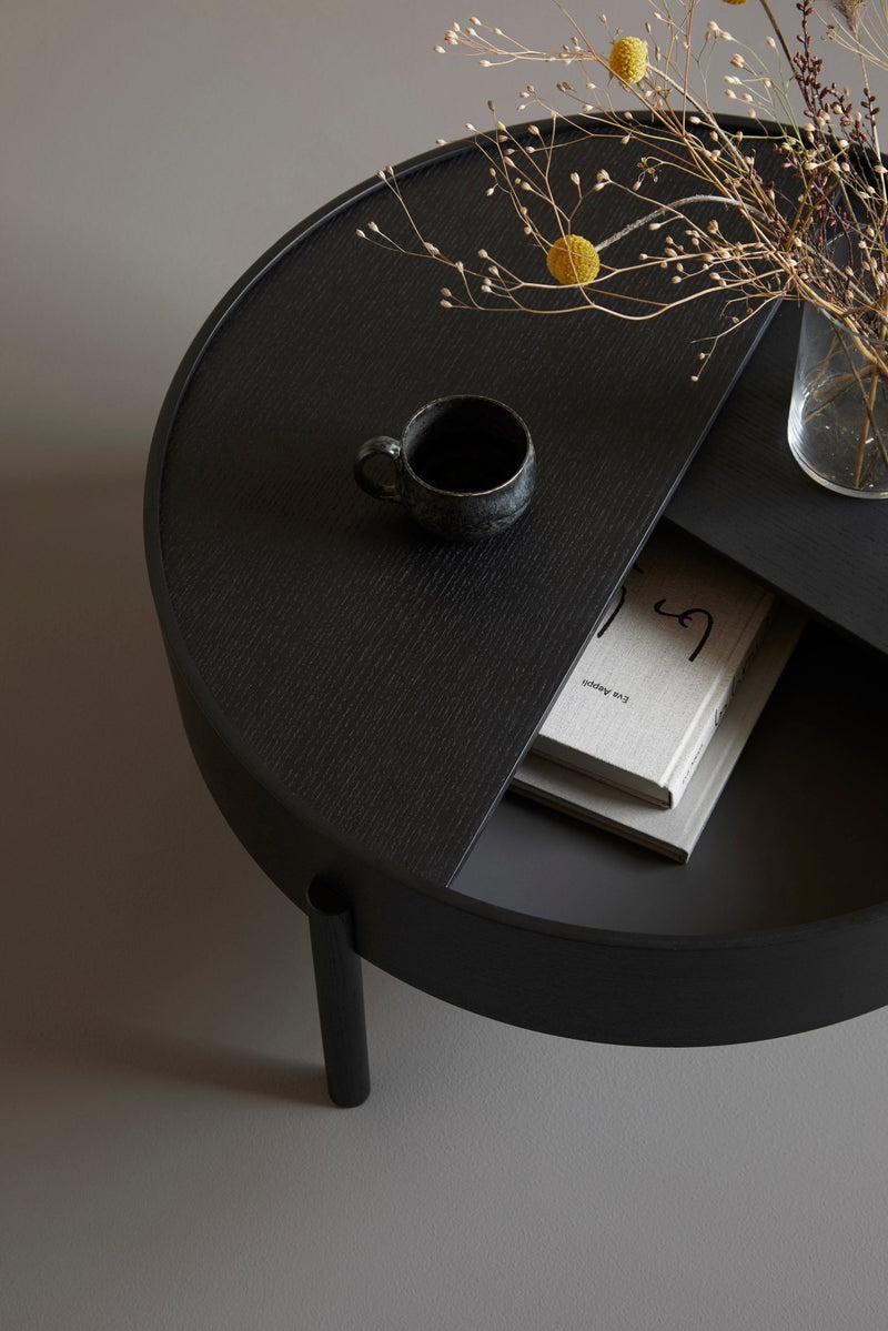 Arc Coffee Table - Woud - Tables + Desks - Small - Black Painted Ash - HORNE