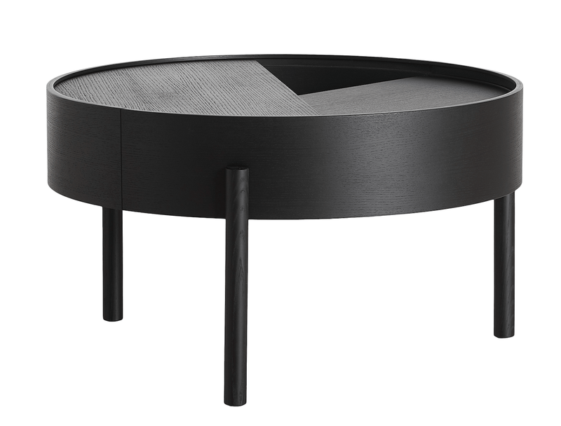Arc Coffee Table - Woud - Tables + Desks - Small - Black Painted Ash - HORNE