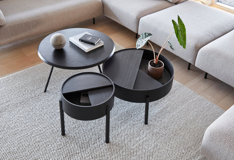 Arc Coffee Table - Woud - Tables + Desks - Small - Black Painted Ash - HORNE