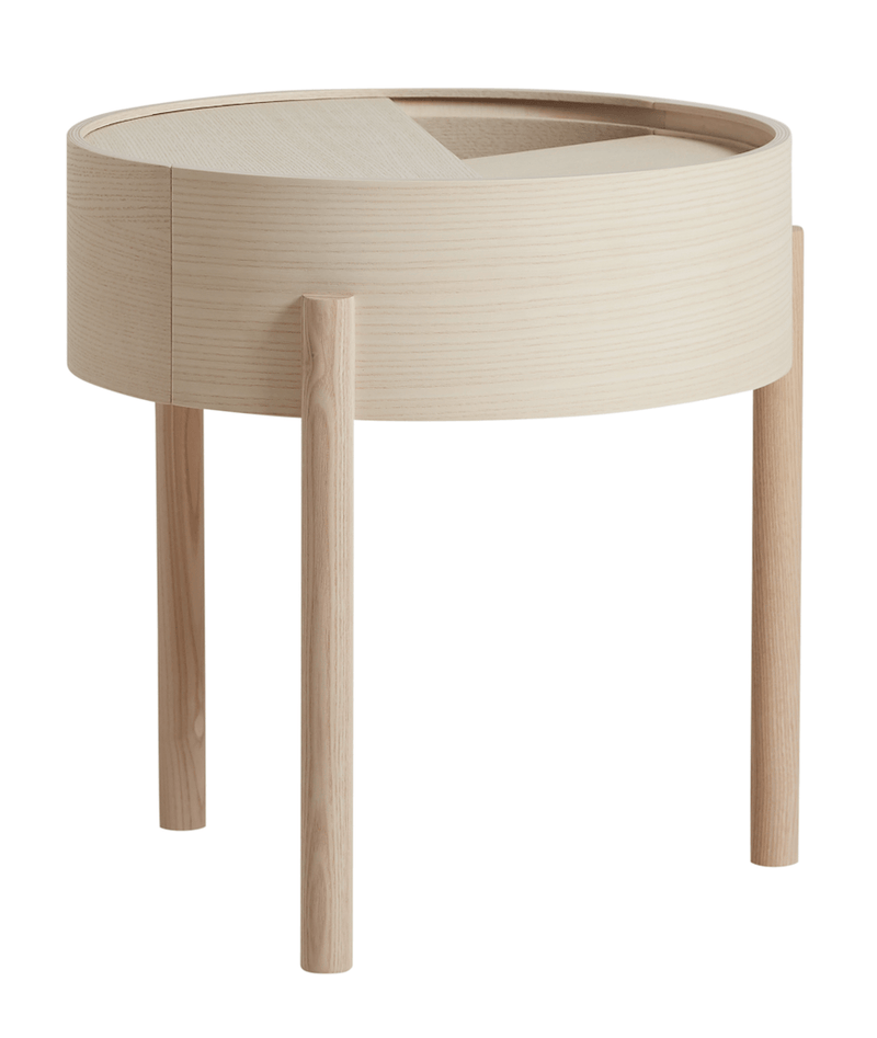 Arc Side Table - Woud - Tables + Desks - Mat Laquered Walnut - HORNE
