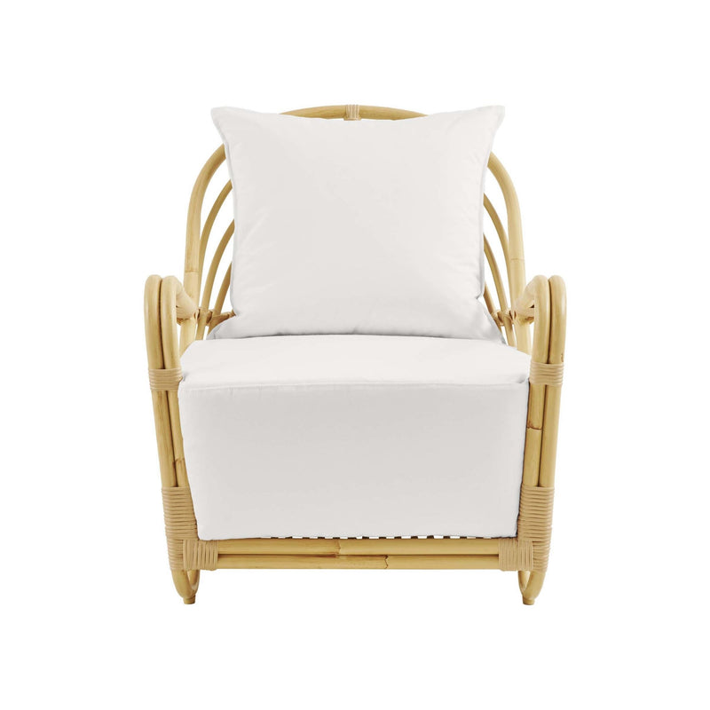 Arne Jacobsen Charlottenborg Exterior Chair - Sika Design - Outdoor Furniture - Dove White - Tempotest White Canvas - HORNE