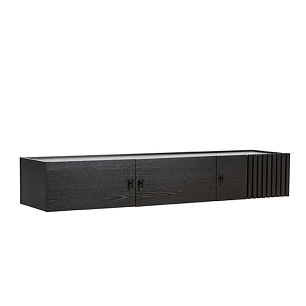 Array Wall Mounted Sideboard - Woud - Sideboards + Cabinets - Black Oak - HORNE