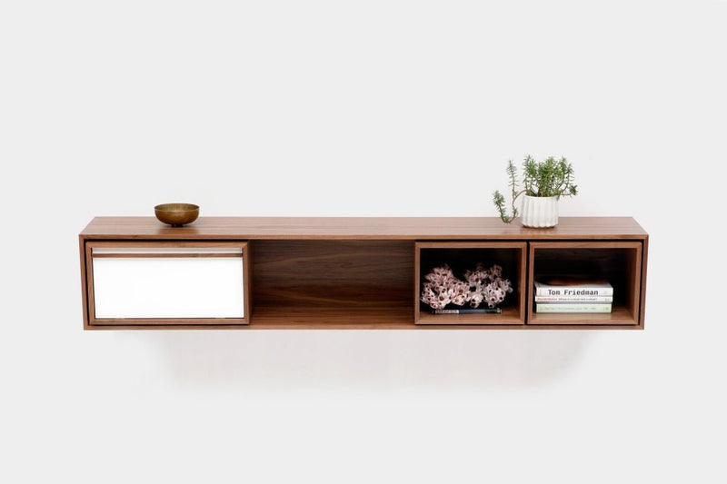 Artless Wall Unit - Artless - Sideboards + Cabinets - Large - Battleship Grey Lacquer - HORNE