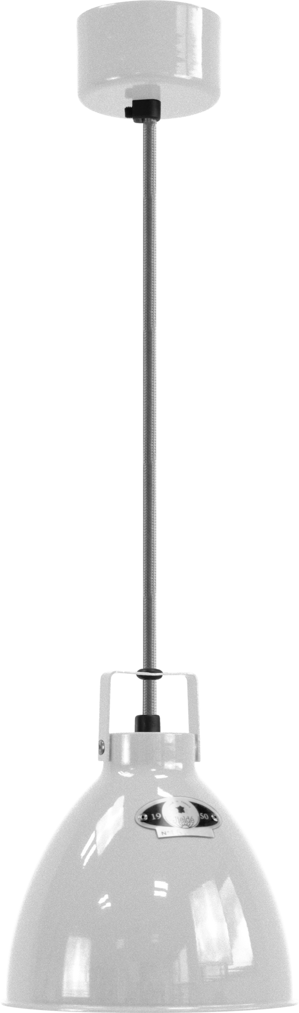 Augustin Pendant - A160 - Glossy Finish - Jielde - Pendants - Silver Grey - RAL9006 - Gold - HORNE