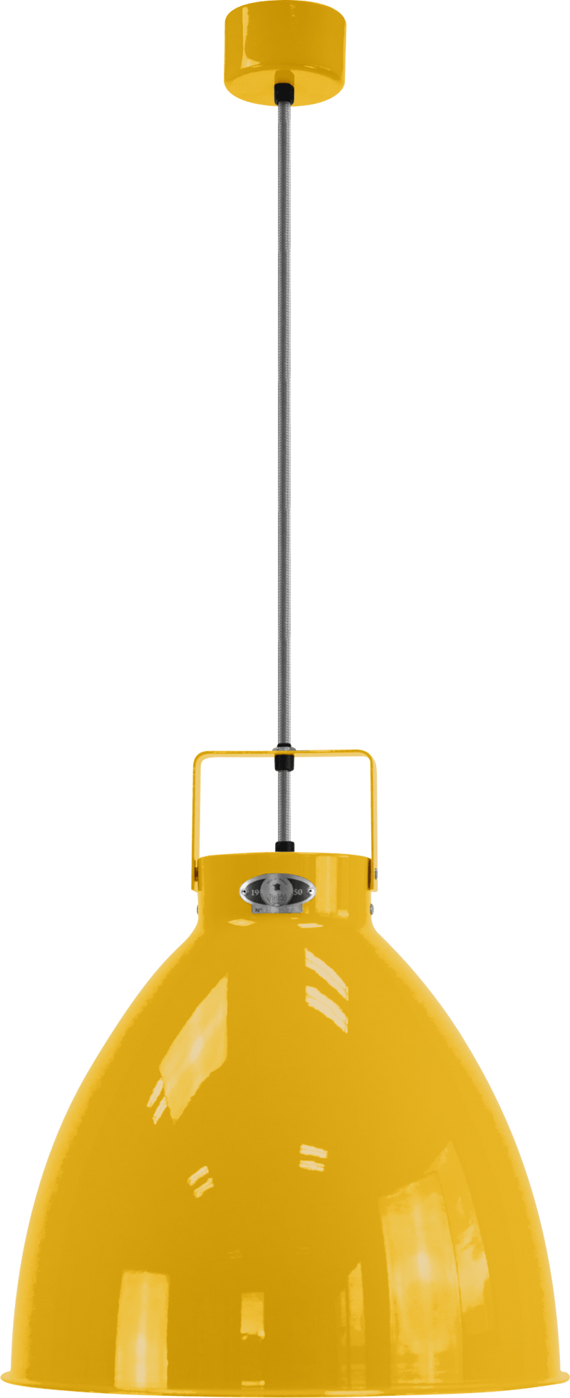 Augustin Pendant - A360 - Glossy Finish - Jielde - Pendants - Pink - RAL4003 - Gold - HORNE