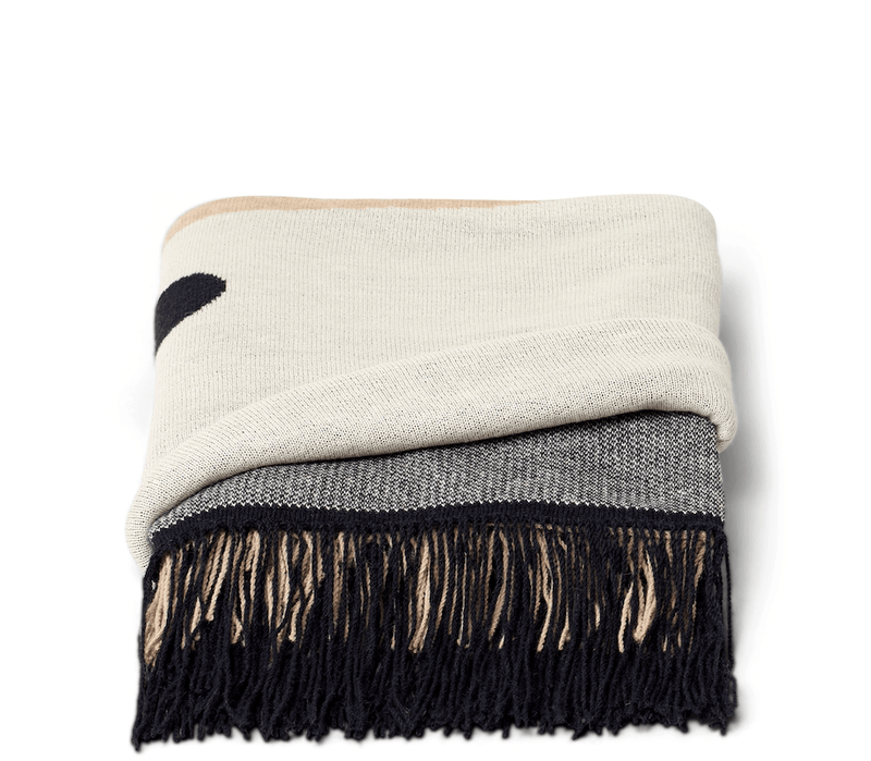 Aymara Plaid Throw - Form + Refine - Blankets + Throws + Pillows - Pattern Grey - HORNE