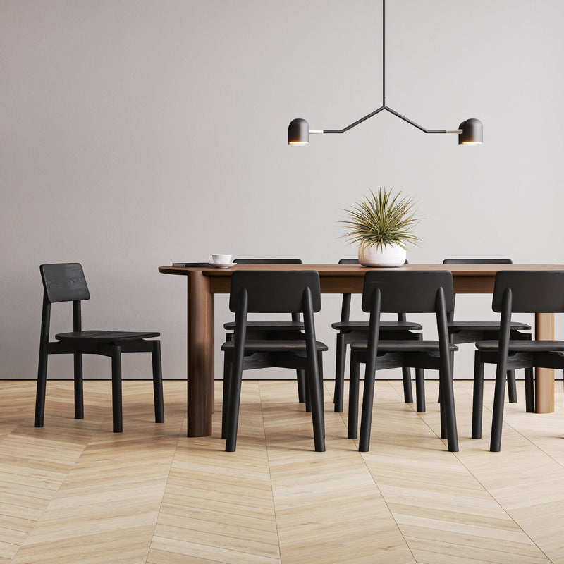 Bancroft Round Dining Table - Gus* Modern - Tables + Desks - Walnut - HORNE