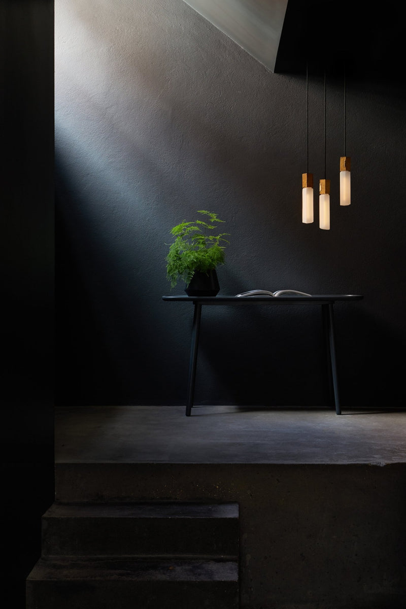 Basalt Triple Pendant - Tala - Brass - HORNE