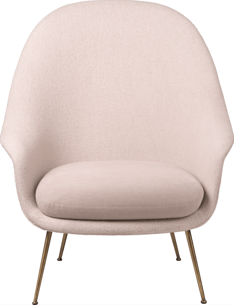 Bat Lounge Chair w/ High Back - Antique Brass - Gubi - Chairs - Canvas 2 - 0674 - HORNE