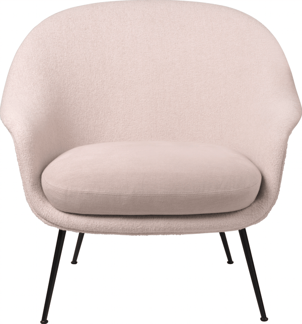 Bat Lounge Chair w/ Low Back - Matte Black - Gubi - Chairs - Gabriel Tempt - 60152 - HORNE