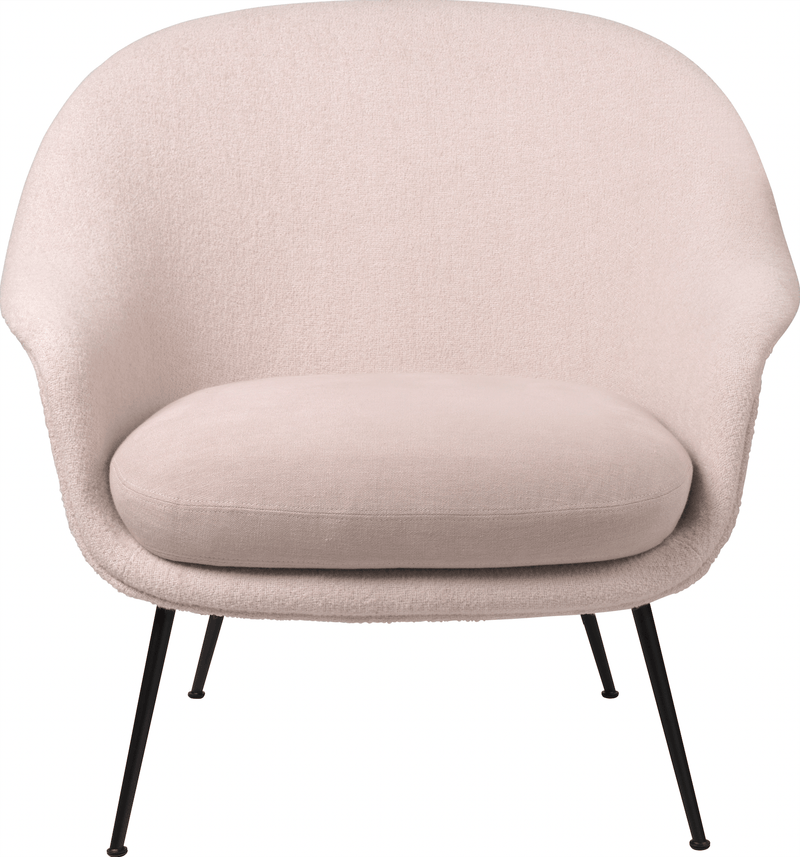 Bat Lounge Chair w/ Low Back - Matte Black - Gubi - Chairs - Gabriel Tempt - 60152 - HORNE