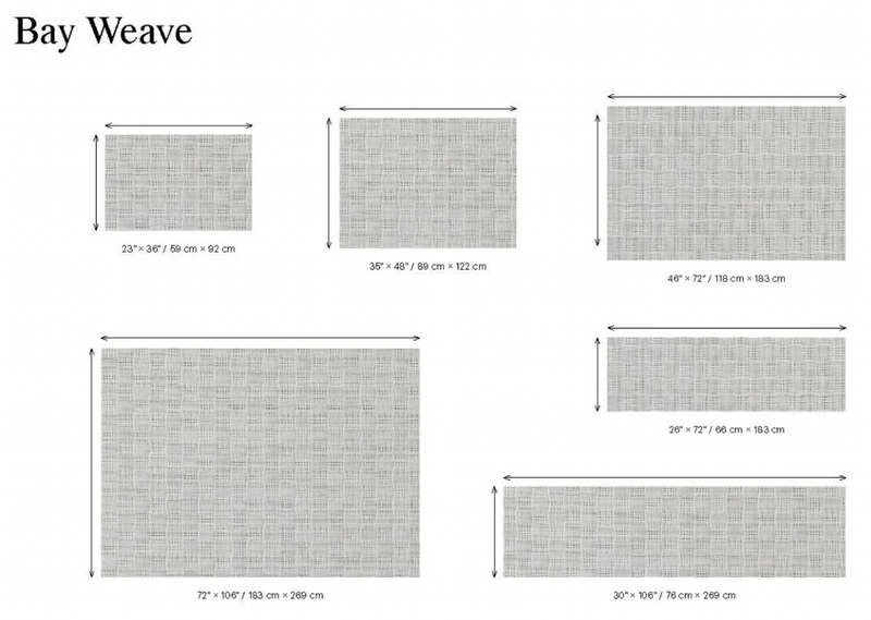 Bay Weave Floor Mat - Chilewich - Rugs - Small - Vanilla - HORNE