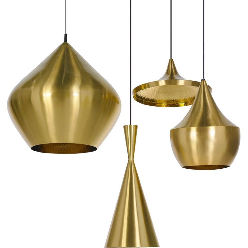 Beat Stout Pendant - Brass